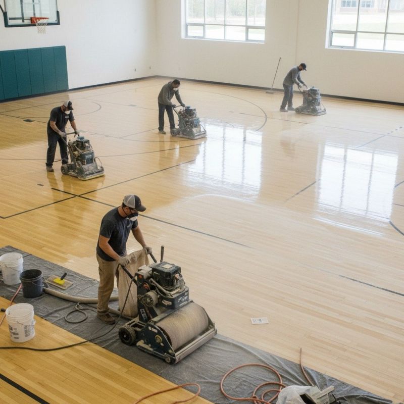 Gym Floor Installation