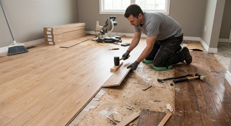 Plank Laminate Installation in Warrenton, VA