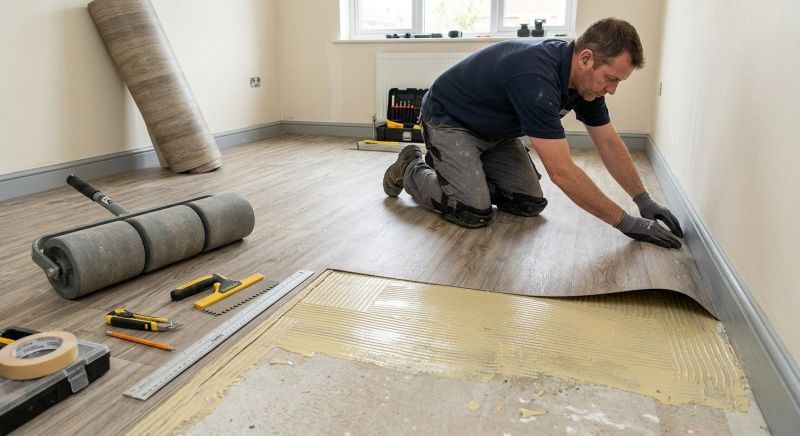 Sheet Flooring Installation in Fairfax County, VA