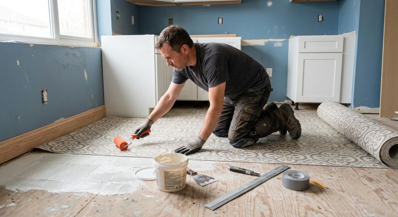 Sheet Flooring Installation in Rockwall, TX