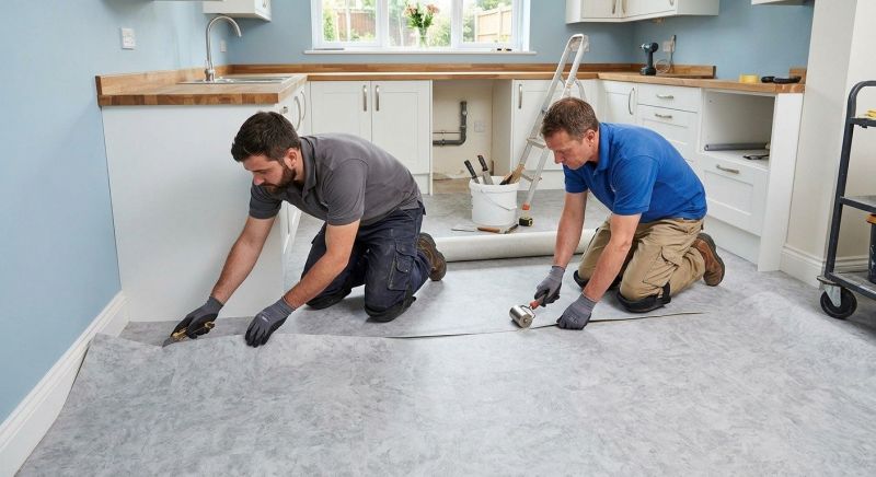 Sheet Linoleum Installation in Arlington, TX