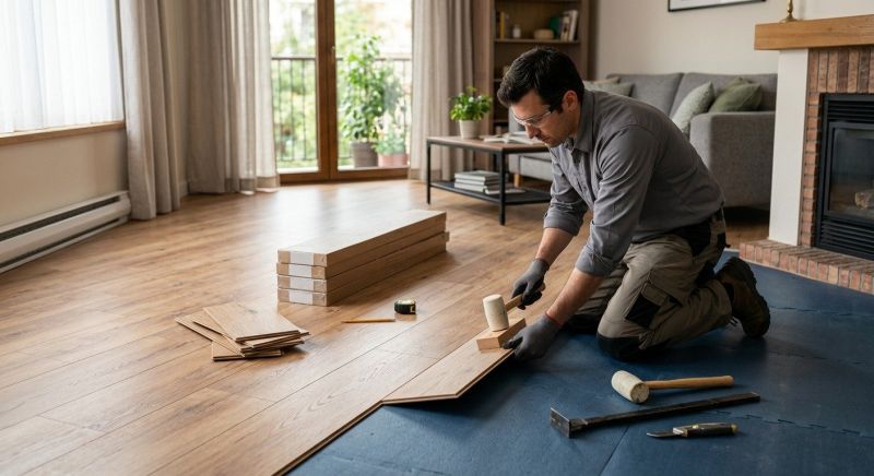 Wood Laminate Installation in Loudoun County, VA